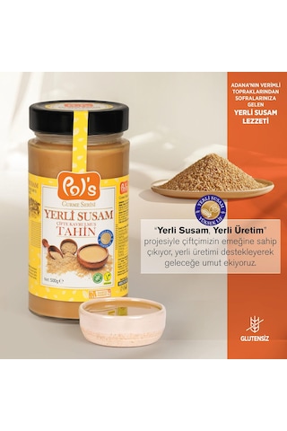 Pol's Gurme Yerli Susam Serisi Çifte Kavrulmuş Tahin 500 G