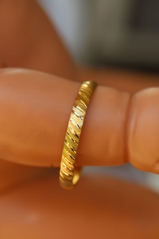 Yenigün Kuyumculuk 14 Ayar Altın 2.65 Gr Yatay Çizgili 0-1 Yaş Çocuk Altın Bilezik