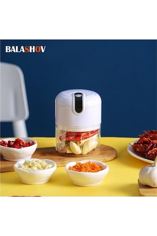 Ulzyvf Mini Elektrikli Karıştırıcılar Küçük Mutfak Asistanı Beyaz Beyaz