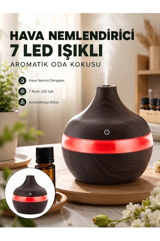 Hepsi Prizden Çalışan Sessiz Ultrasonik Hava Nemlendirici Difüzör Yeni Nesil Najmaddin