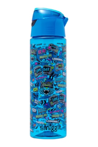 Smiggle Eclipse Plastik Kapaklı İçecek Şişesi 750 Ml Mavi