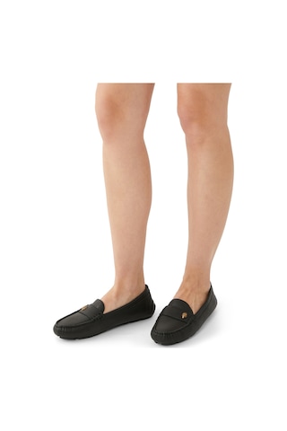 Kurt Geiger Eagle Driver Loafer - Siyah Şık Kadın Ayakkabı Babet