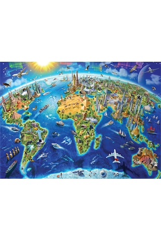 Anatolian 4000 Parçalık Puzzle - Dünyanın Simgeleri 5202