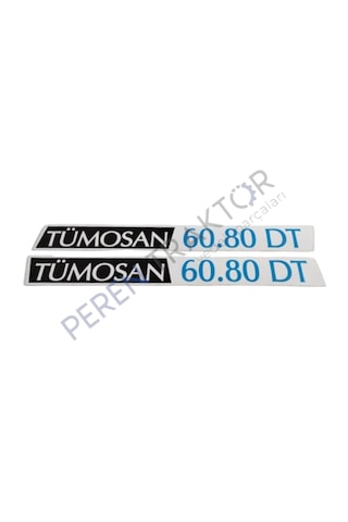 Tümosan 60.80 Dt Kaporta Yazı Etiketi Sağ-sol Yapışkanlı