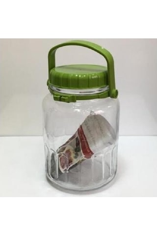 Paşabahçe 80007 Yeşil Kapaklı Kavanoz 5 Litre