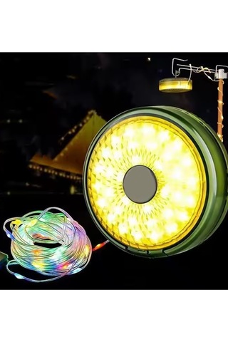 Şarjlı Type-c 8 Mod Rgb+ Günışığı Renk 10 Metre Makara Led - İp Led - Su Geçirmez Lamba - Powerbank Karışık