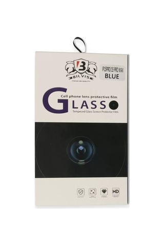 Mey İthalat Apple Uyumlu iPhone 15 Pro Max Bilvis Titan Kamera Lens - Lacivert