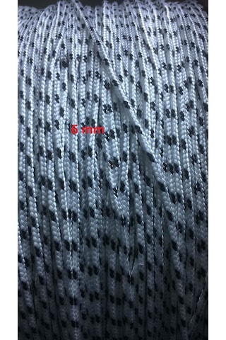 Molhalat 6 Mm İskota Halat 200 Metre - İpek Halat - Bayrak İpi Yüksek Kalite En Uygun Fiyat-9035843755306