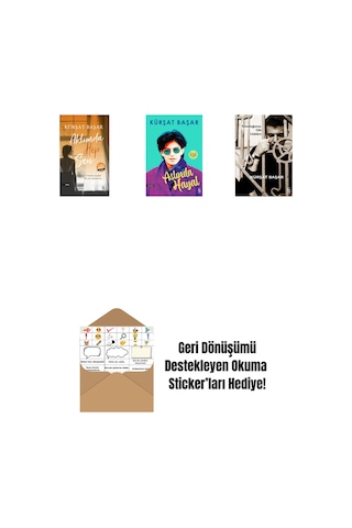 Aklımda Hep Sen Midi Boy + Aslında Hayal + Konuştuğumuz Gibi Uzaklara + Okuma Sticker'ları