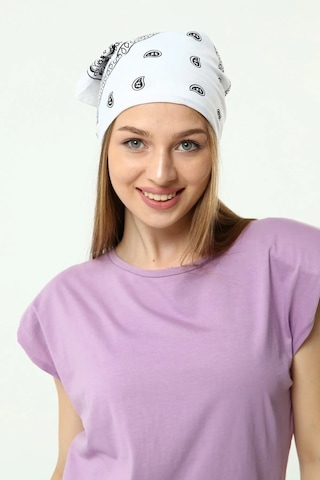 Herşey Nota 4 Adet Şal Desen Bandana Seti Siyah Lacivert Kırmızı Beyaz 1724 Çok Renkli