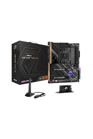Asrock X670e Taıchı Wıfı 7800mhz Oc Ddr5 Soket Am5 Hdmı M.2 E-atx Anakart X670e Taıchı
