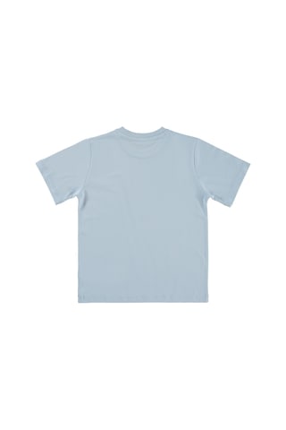 Civil Boys Basic Surf Etiketli 6-9 Yaş Tişört - Mavi Buz Mavi