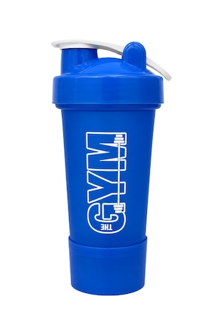 Gym Smart Shaker 550 Ml Ölçekli Ve Sızdırmaz Kapaklı Saklama Hazneli Protein Shaker Sarı