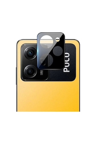 Forzacase Xiaomi Poco X5 Pro İle Uyumlu Kamera Lens Koruma Halkası Siyah - Fc377 Siyah