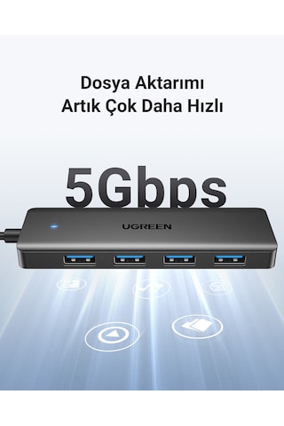 UGREEN 4-in-1 4xUSB-A to USB-A Port Çoklayıcı Hub, 25851