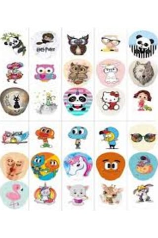 Zadem Anka Çocuk Göz Kapama Bandı 200 Adet 2 Kutu Göz Kapama Pedi