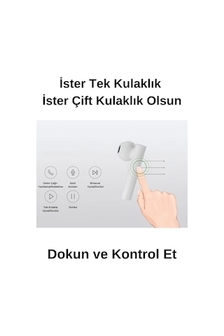 Wearfitpro Air 2 Se Tws Bluetooth 5.0 Kablosuz Kulak İçi Kulaklık Beyaz
