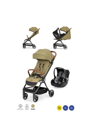 Kanz Instreet Autofold Travel Sistem Bebek Arabasıyeşil Antrasit - Siyah