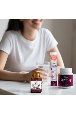 Dosewell 3'lü Avantaj Paketi Gummy, Efervesan, Bitkisel Kapsül