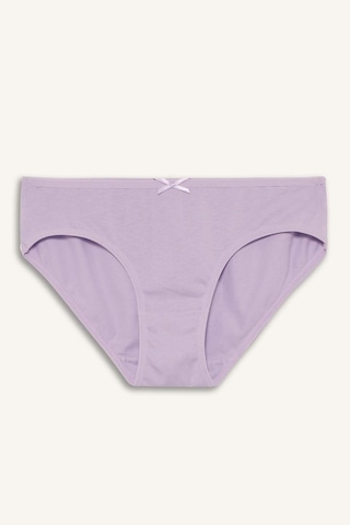 Defacto Kız Çocuk Penye 3lü Slip Külot G3636a825augr101 Gri