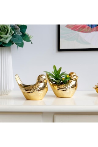 Suntek Avrupa Tarzı Seramik Kuş Süsleri El Sanatları Masa