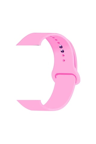 Watch Kordon 2 3 4 5 Seri 42-44 Mm Silikon Kordon Kayış-pembe