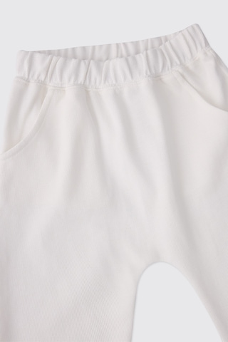 Panço Erkek Bebek Ekru Eşofman Altı Krem 2611BB01005