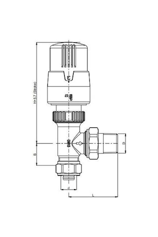 Eca Termostatik Radyatör Valfi Köşe Pex Trv4 16x2 602120780 (537833664)