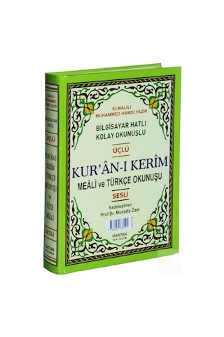 Kur'An-I Kerim Ve Türkçe Okunuşlu Üçlü Meal (Rahle Boy. Kod: H... N11.1505