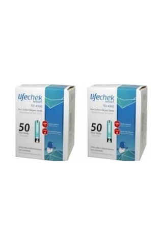 Lifechek Smart TD-4360 Şeker Ölçme Stribi 2 Kutu 50'li Lifechek Smart TD-4360 Şeker Ölçme Stribi 2 Kutu 50'li