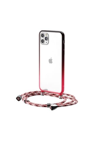 Baseus Element Crossbody Protective Apple iPhone Uyumlu 11 Pro Max 6.5 Askılı Koruyucu Silikon Kılıf- 5775 Mavi