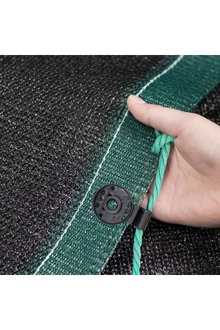 Geeroyoo Plastik Güneşlik Klipsi 50 Adet - Dayanıklı Rüzgar Ve Hava Koşullarına Dayanır, Çiçek Bahçesi Ve Tarım Ağı İçin Kolay Kurulum