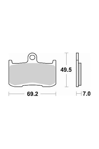 Kawasakı Z 800 Abs Brakıng Ön Sol Fren Balatası 2013-2016 906Cm55
