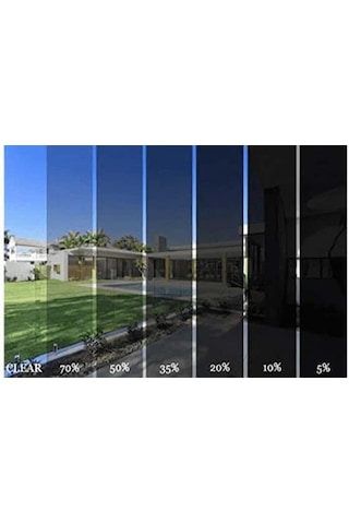 Oto Araç Ev Bina Balkon Ofis Cam Filmi Koyu Ton 100 Cm X 1 Metre