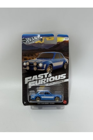 Hot Wheels Silver Brian O'conner Seti 4/5 1970 Ford Escort Rs1600 Mavi