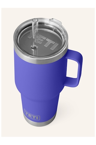 Yeti Termal Kupa 1l , Çift Cidarlı, Paslanmaz Çelik, Pipetli Ve Saplı Mavi