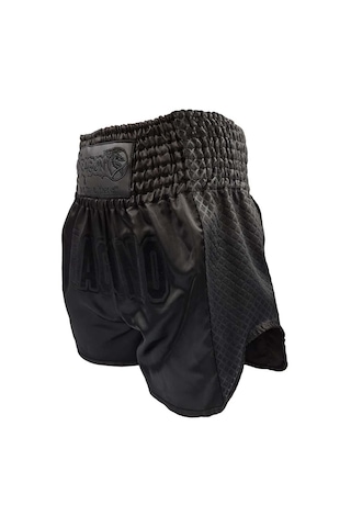 Dragondo Mt3025 Black Night Muay Thai Şortu Siyah Antrenman Şortu Siyah