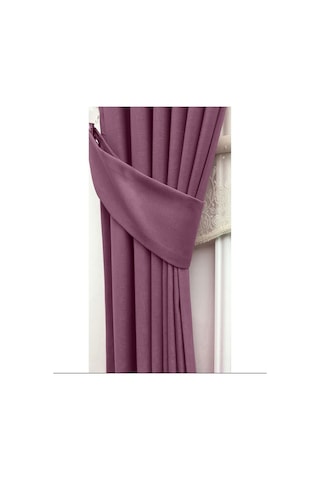 Evdepo Home Deniz Soft Pileli Fon Perde Koyu Lila