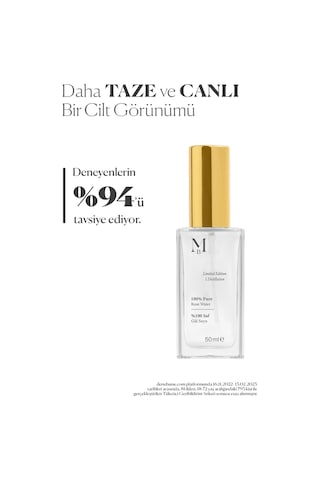 Misbahçe Limited Edition Saf Gül Suyu 50 Ml