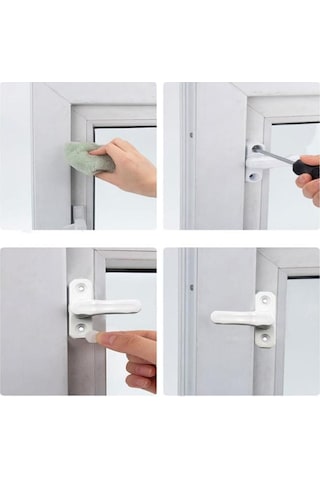 Bebek Güvenlik Çocuk Pimapen Pvc Kapı Pencere Emniyet Koruma Kilidi Mandalı Cam Kilidi