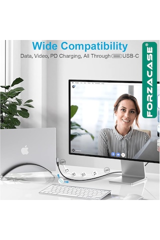 240w Pd Typec Led Ekranlı 8k60hz 40gbps Data Ve Şarj Kablo-fc896