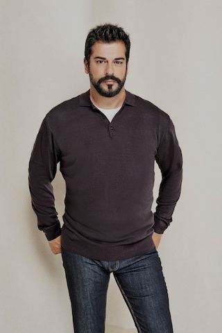 Altinyildiz Classics Erkek Antrasit-Melanj Standart Fit Normal Kesim Polo Yaka Triko 4A4923100003ANMXXL Antrasit Melanj