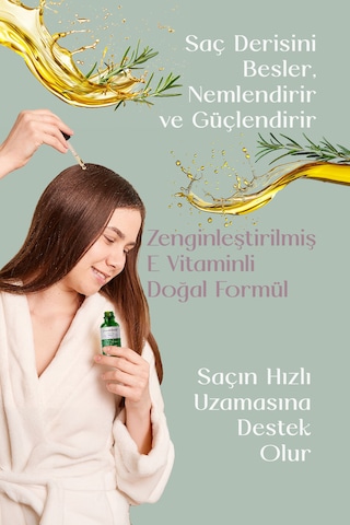 Mecitefendi Biberiye Saç Bakım Yağı 50 ML