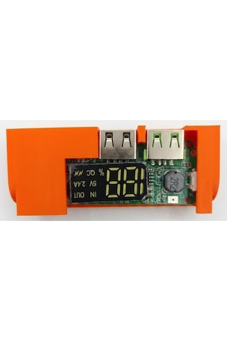 Gözeler Çift Usb 5v 2.4a Ledli Micro Type-c Powerbank Modülü Ve Powerbank Kutusu Piller Dahil Değildir