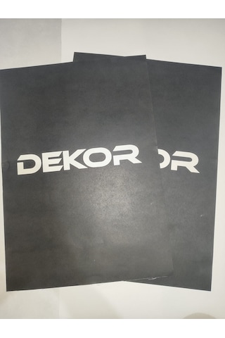 Dekor Baskılı Suya Dayanıklı Oto Kağıt Paspas 20'li Paket