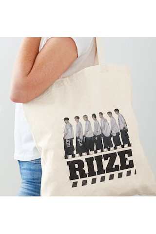 Rııze K-pop Seventeen Bez Çanta Krem