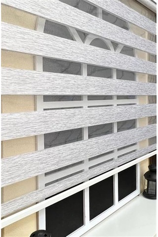 Zebra Stor Perde Gri Stb 400v04-d Çok Renkli