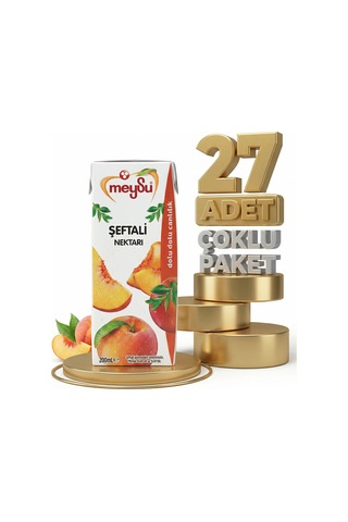 Meysu Nektar Şeftali 27x200 Ml