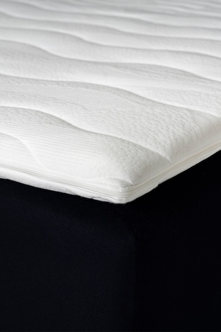 Topper Hybrid Dual Firmness Yatak Pedi- Çift Kişilik Sert & Soft Bir Arada - Yıkanabilir Kılıflı Beyaz