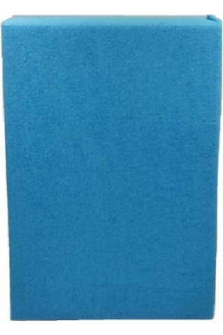 Bebesi Battal Boy 180x200+35 Cm Çift Kişilik Havlu Lastikli Çarşaf Takımı 2 Adet Yastık Kılıfı Mavi